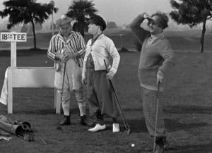 Stooges at 18th tee